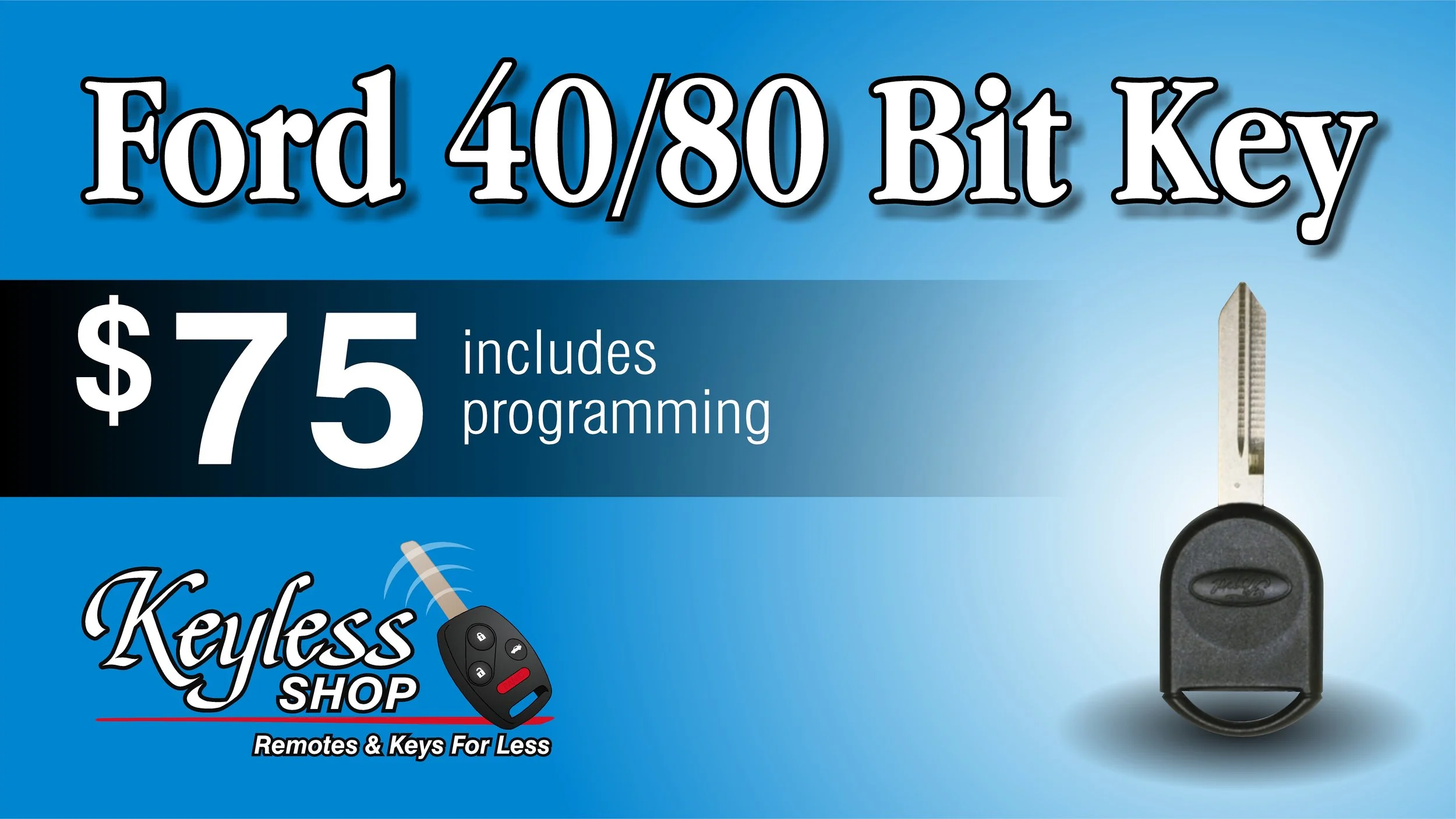 Cost to have key on sale fob programmed